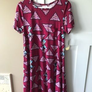 LuLaRoe Small Disney Minnie Mouse Carly Dress